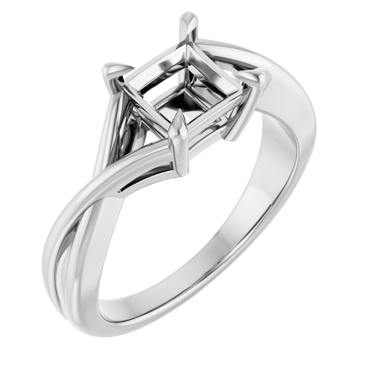 Claw-Prong Solitaire Engagement Ring