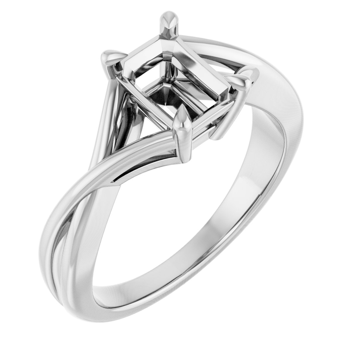 Claw-Prong Solitaire Engagement Ring