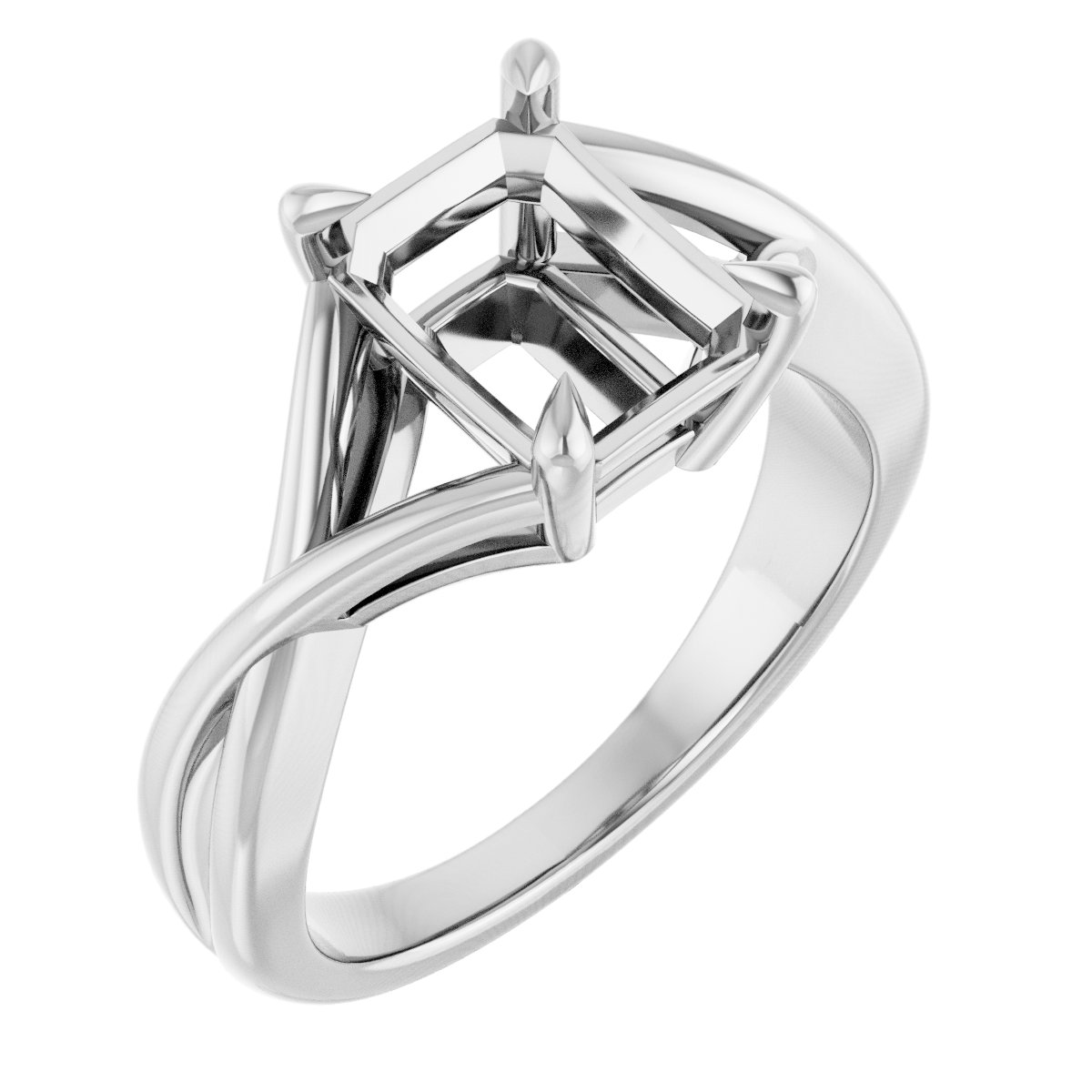 Claw-Prong Solitaire Engagement Ring
