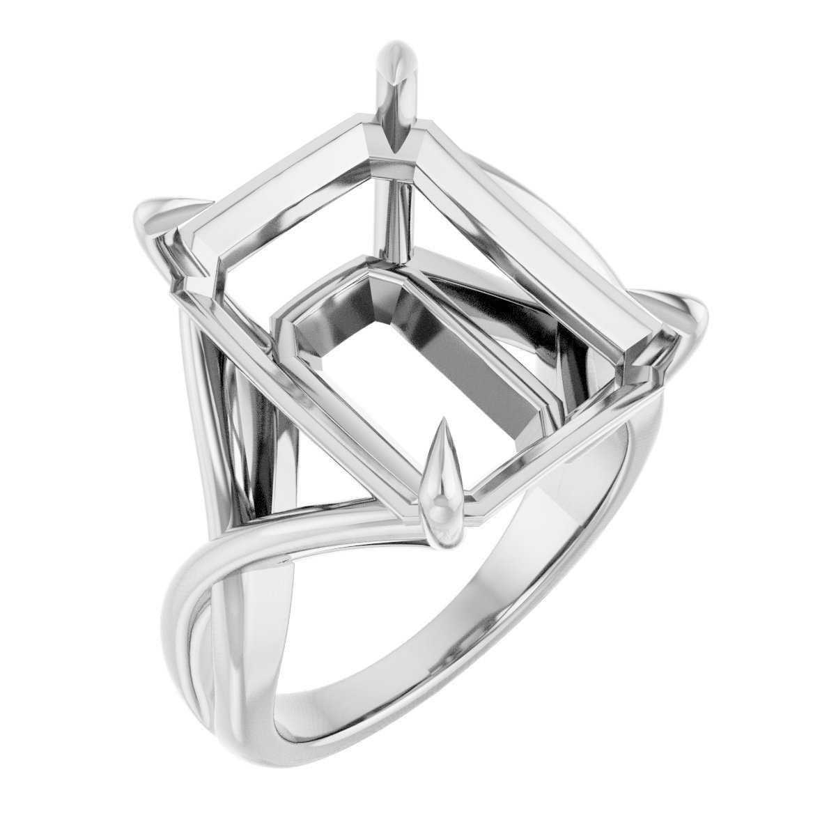 Claw-Prong Solitaire Engagement Ring