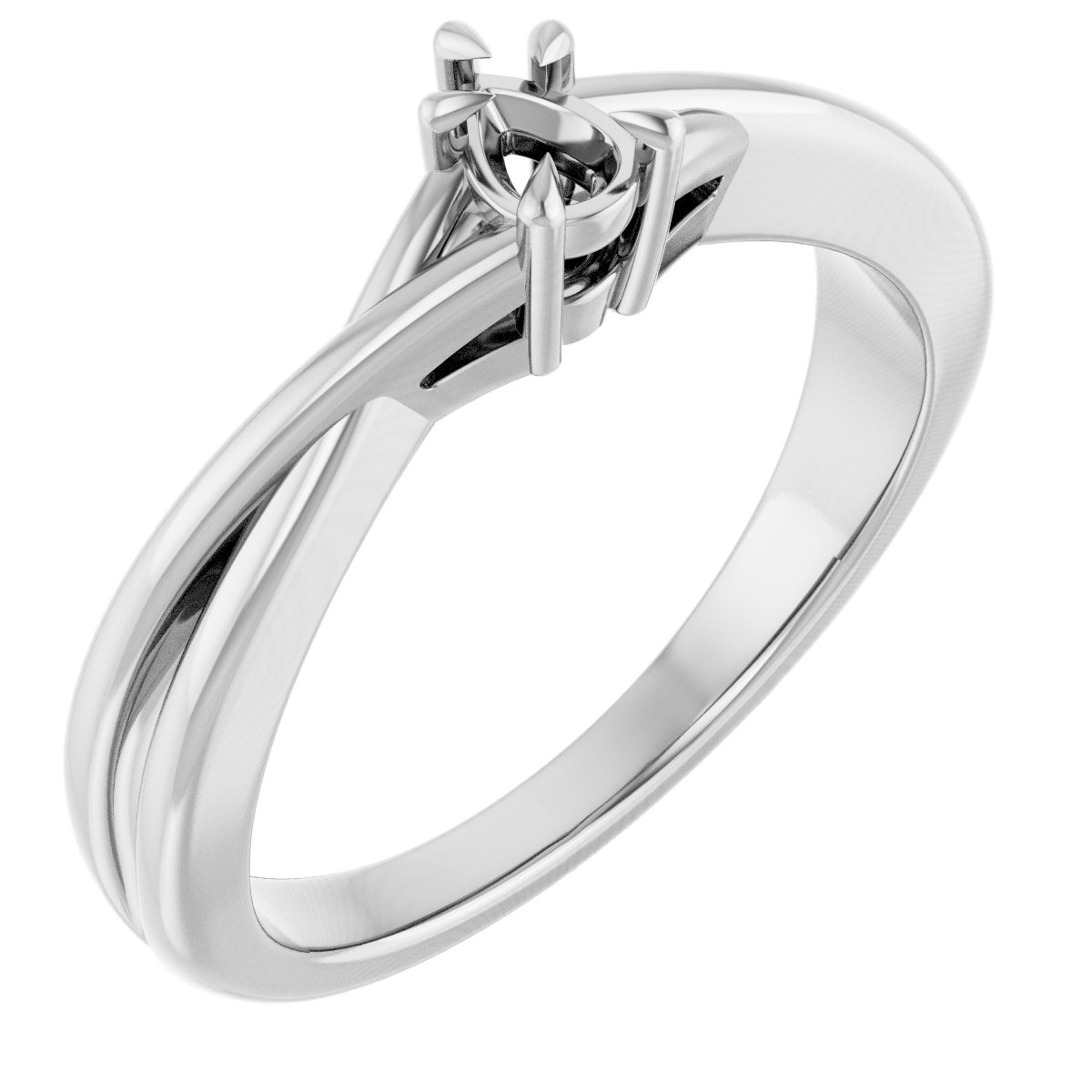 Claw-Prong Solitaire Engagement Ring