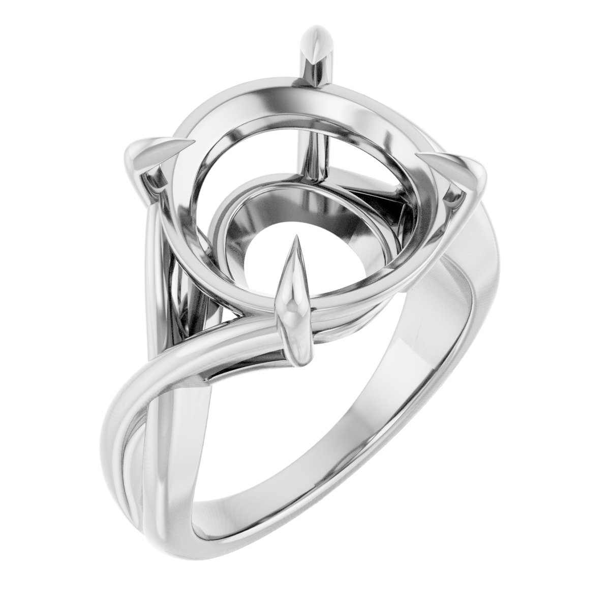 Claw-Prong Solitaire Engagement Ring