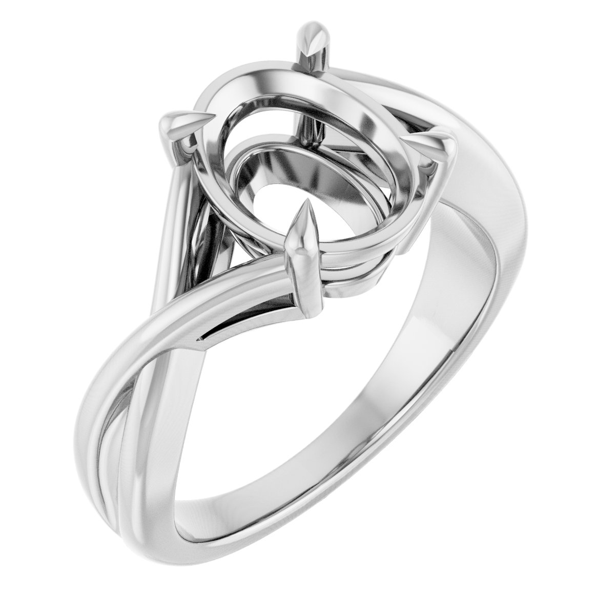 Claw-Prong Solitaire Engagement Ring
