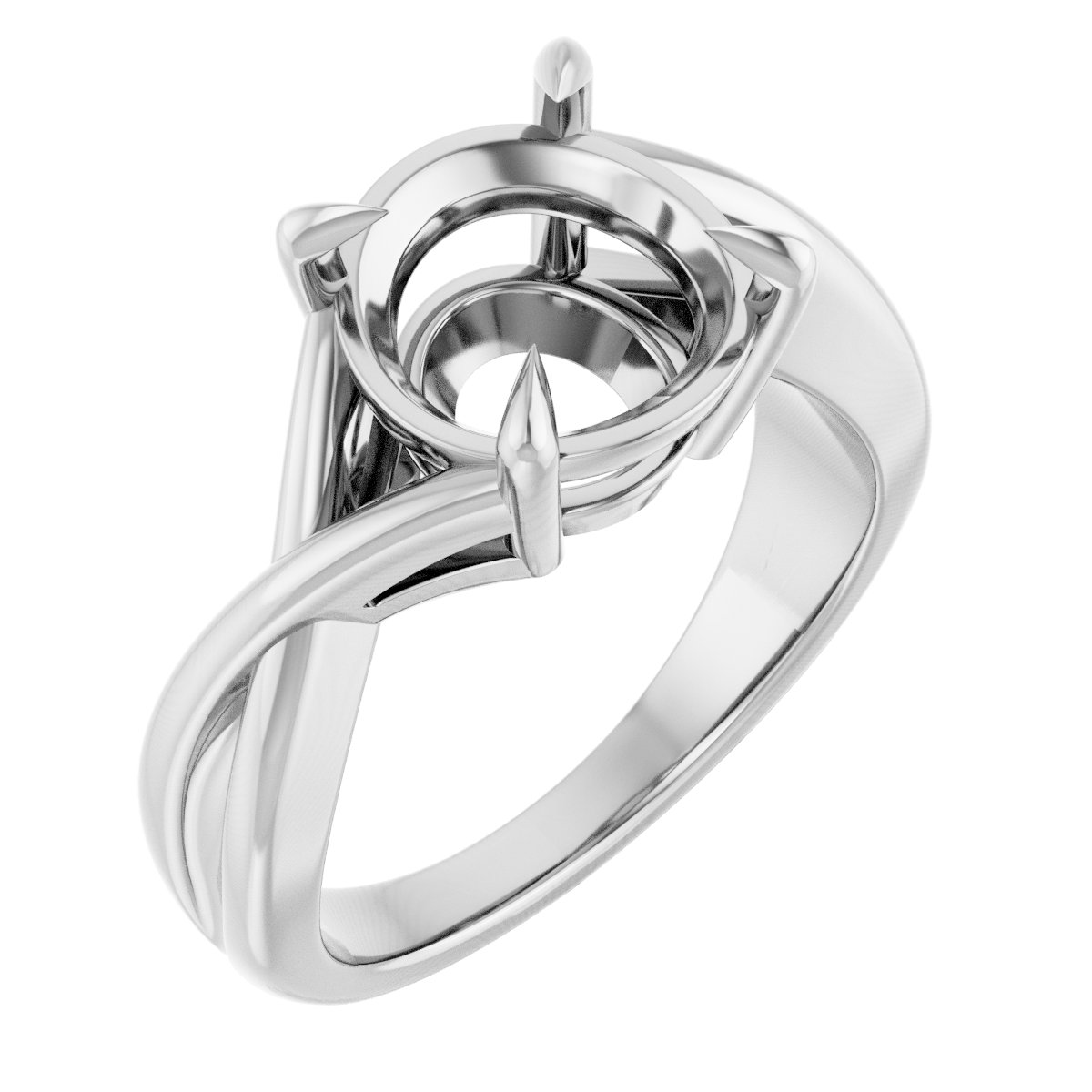 Claw-Prong Solitaire Engagement Ring