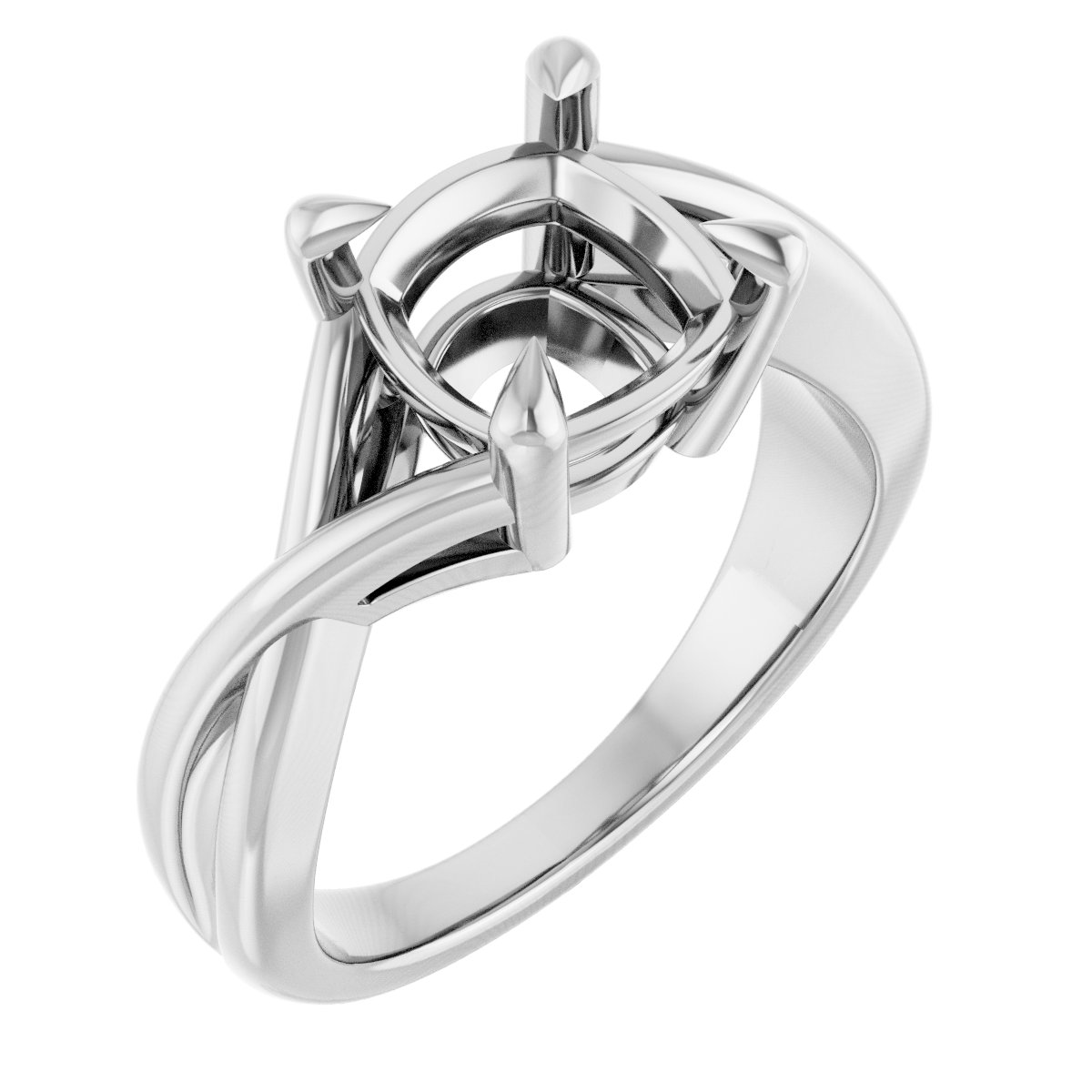 Claw-Prong Solitaire Engagement Ring