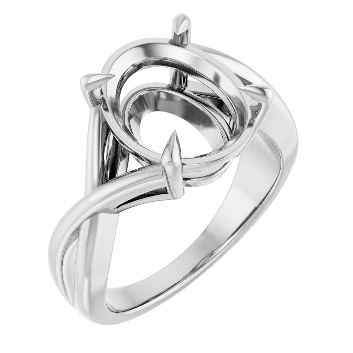 Claw-Prong Solitaire Engagement Ring