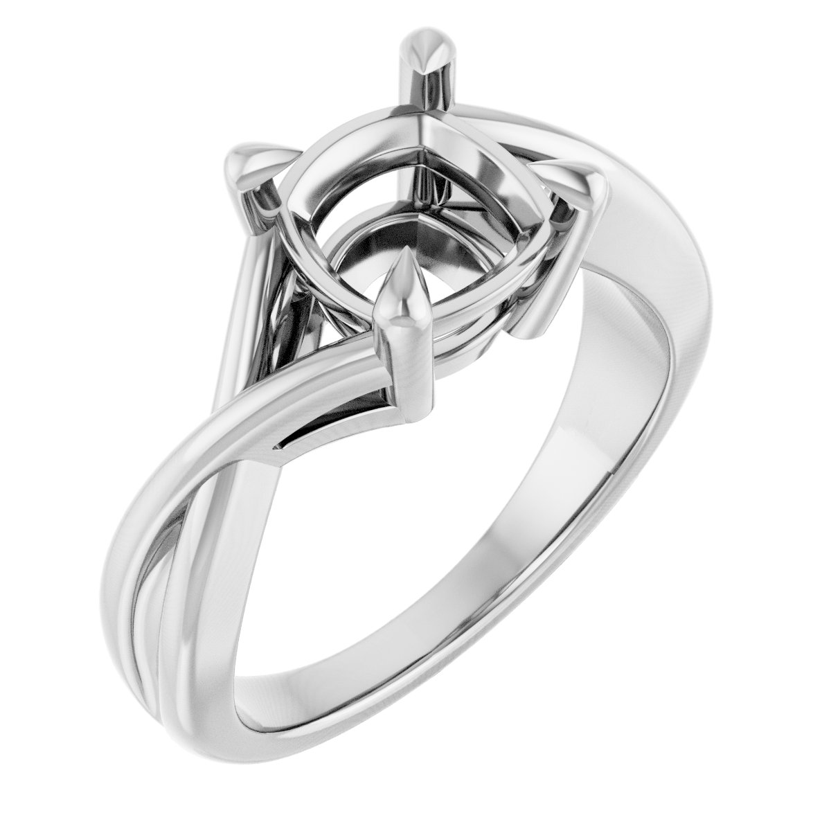Claw-Prong Solitaire Engagement Ring