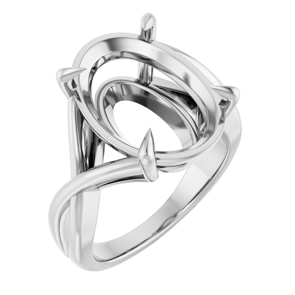 Claw-Prong Solitaire Engagement Ring