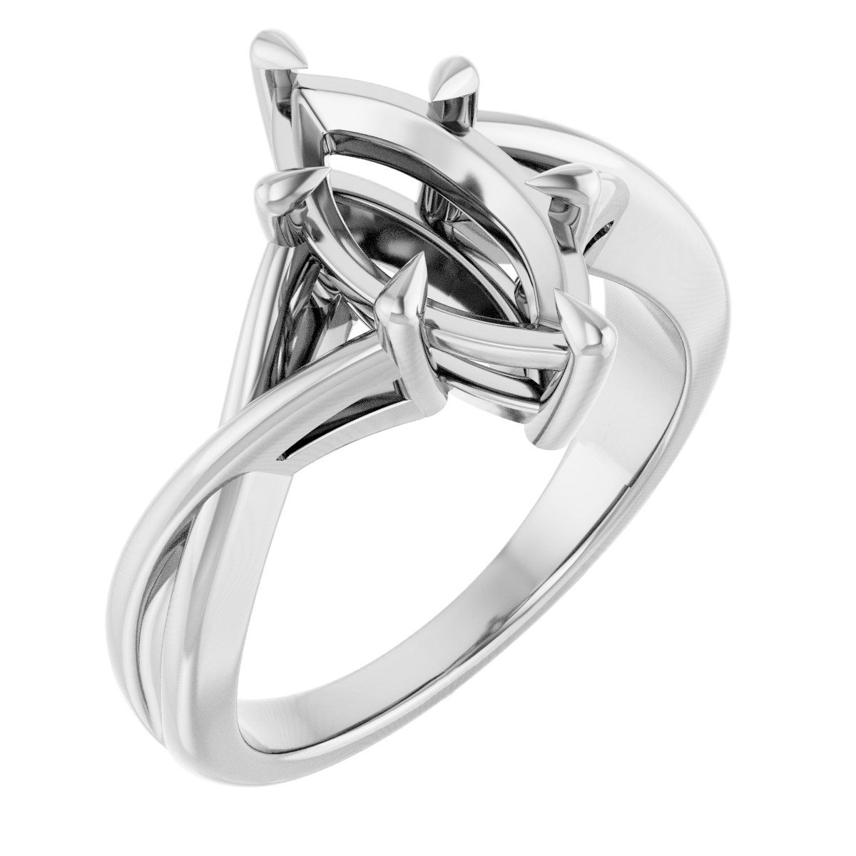 Claw-Prong Solitaire Engagement Ring