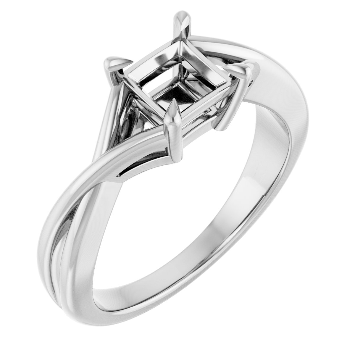 Claw-Prong Solitaire Engagement Ring
