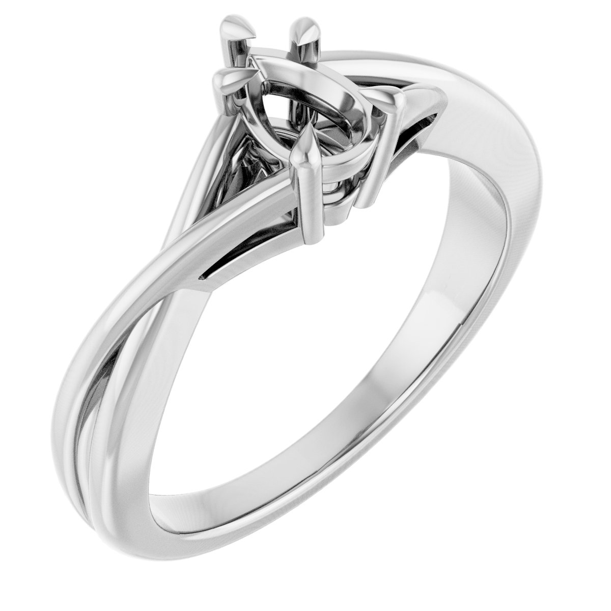 Claw-Prong Solitaire Engagement Ring