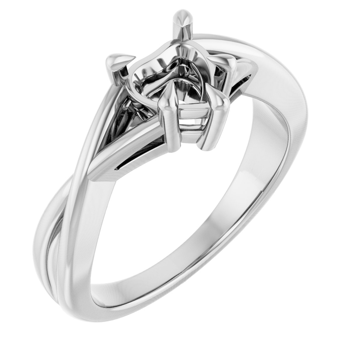 Claw-Prong Solitaire Engagement Ring