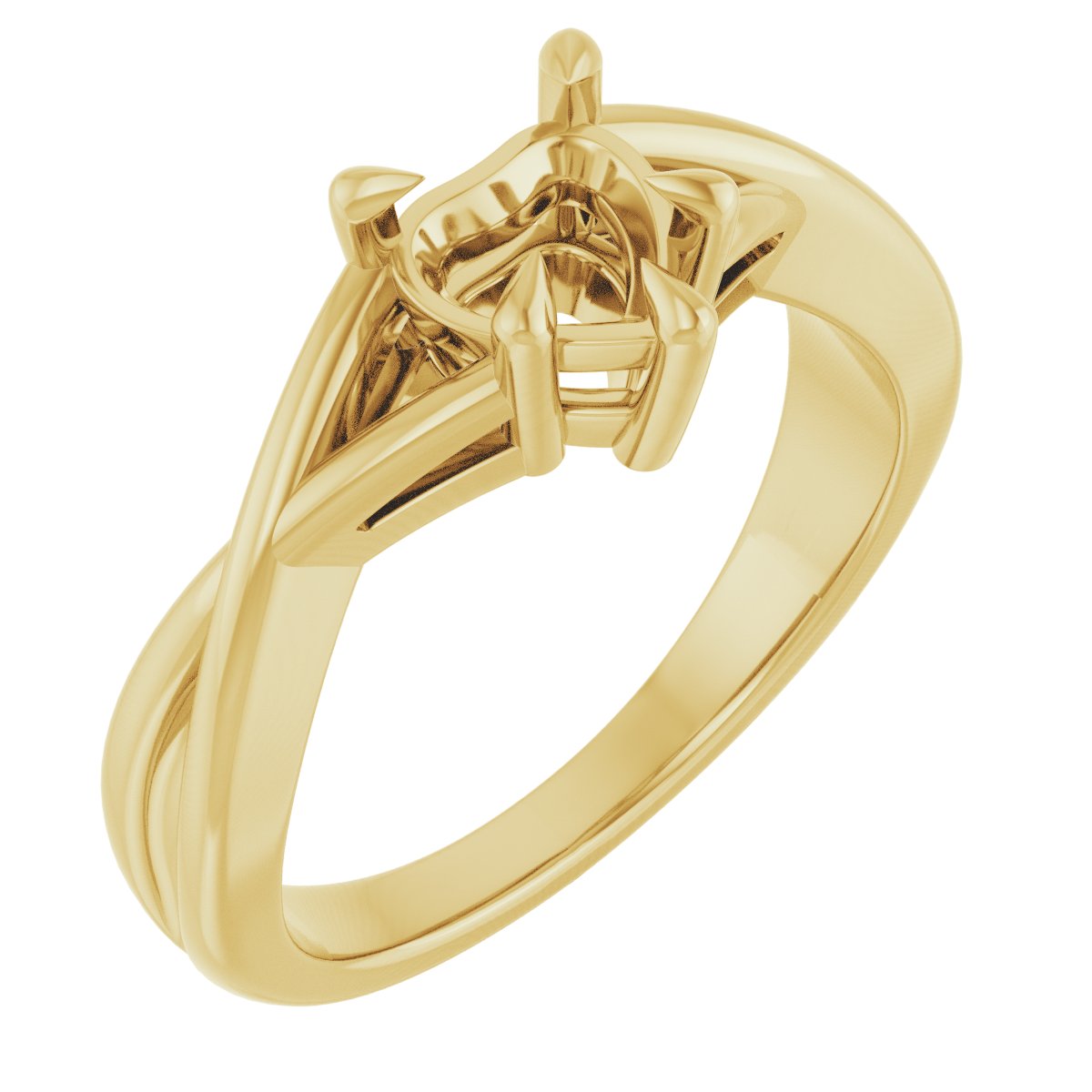 Claw-Prong Solitaire Engagement Ring