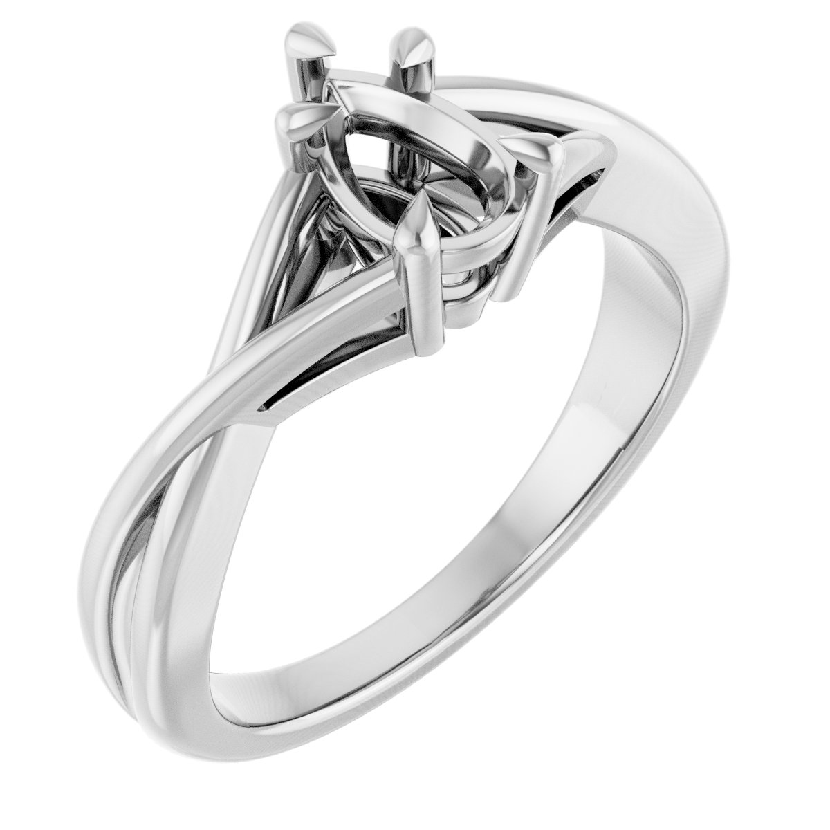 Claw-Prong Solitaire Engagement Ring