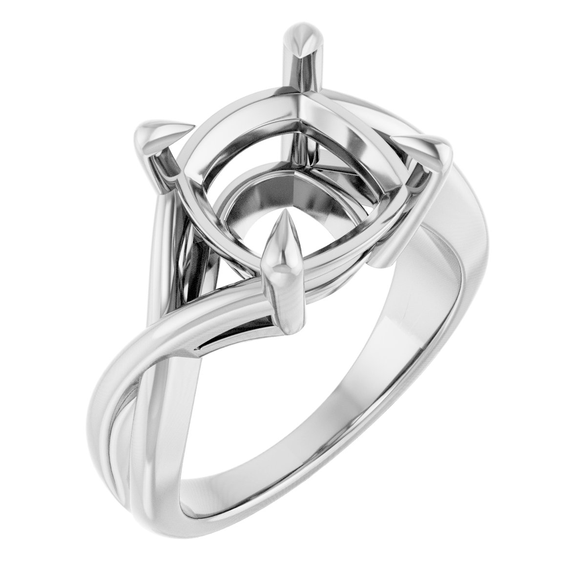Claw-Prong Solitaire Engagement Ring