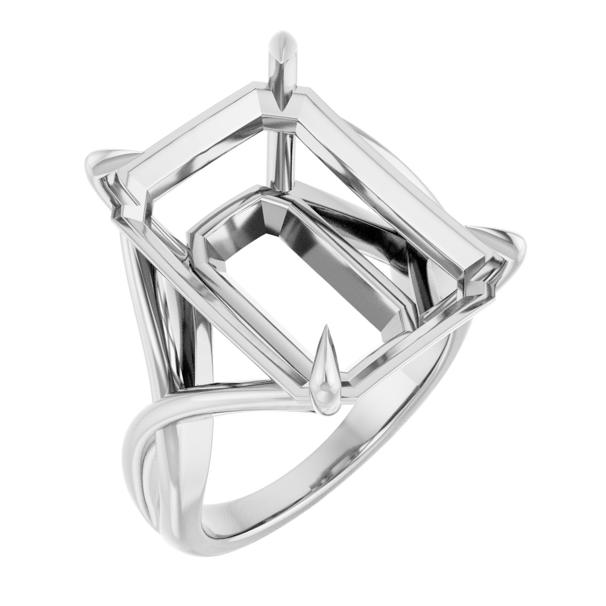 Claw-Prong Solitaire Engagement Ring
