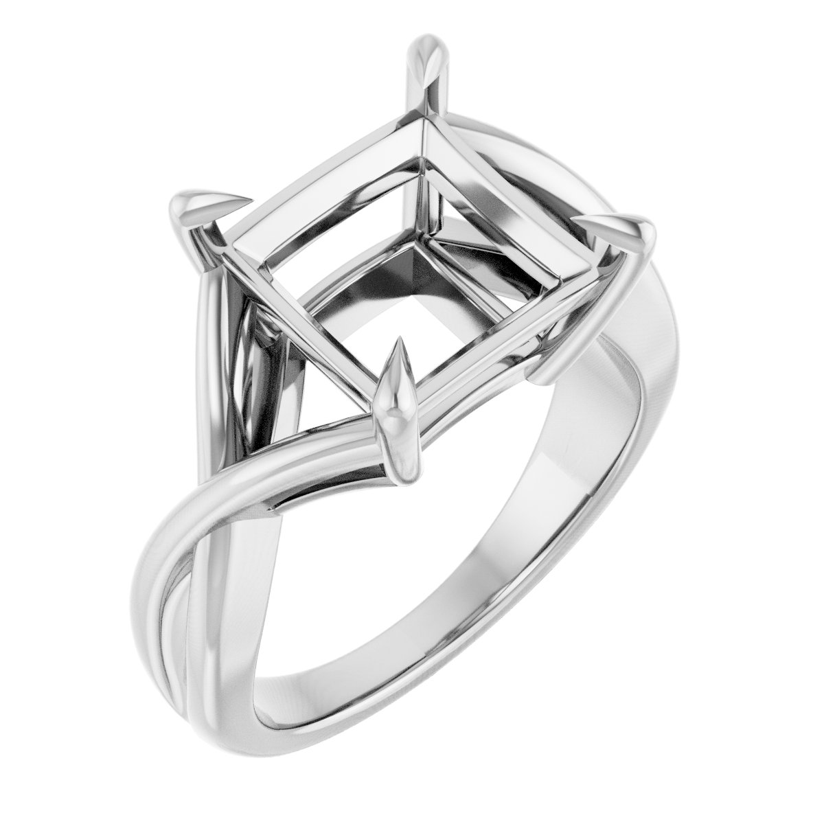 Claw-Prong Solitaire Engagement Ring