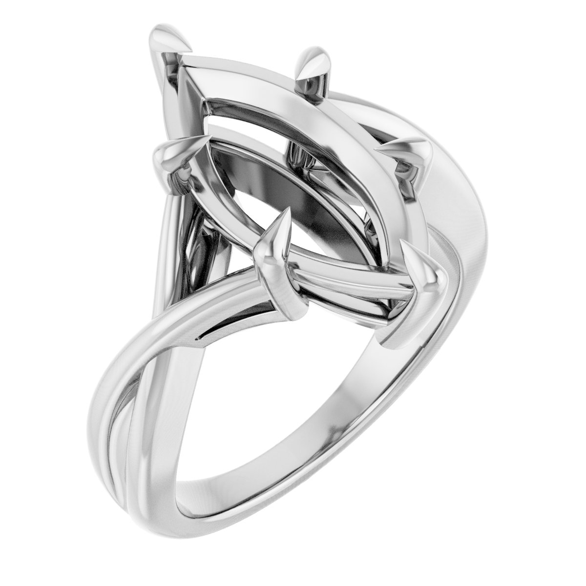 Claw-Prong Solitaire Engagement Ring