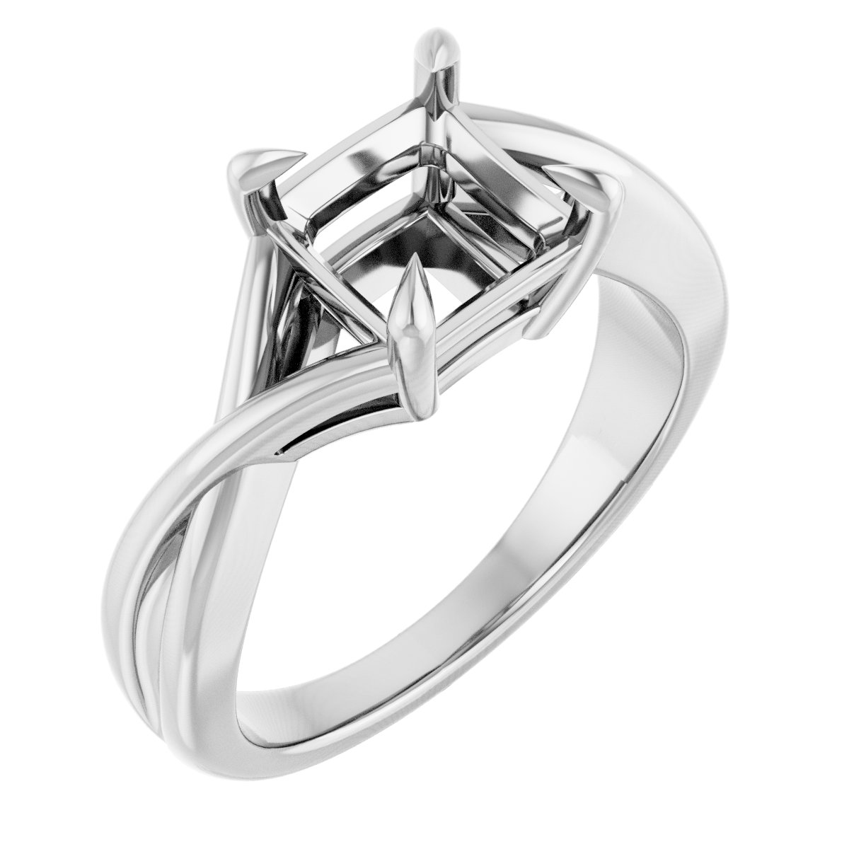 Claw-Prong Solitaire Engagement Ring