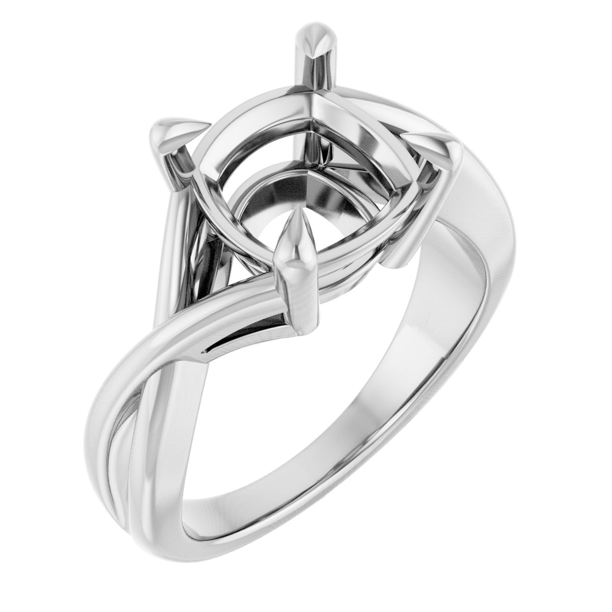 Claw-Prong Solitaire Engagement Ring