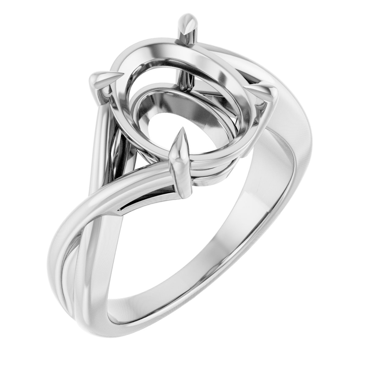 Claw-Prong Solitaire Engagement Ring