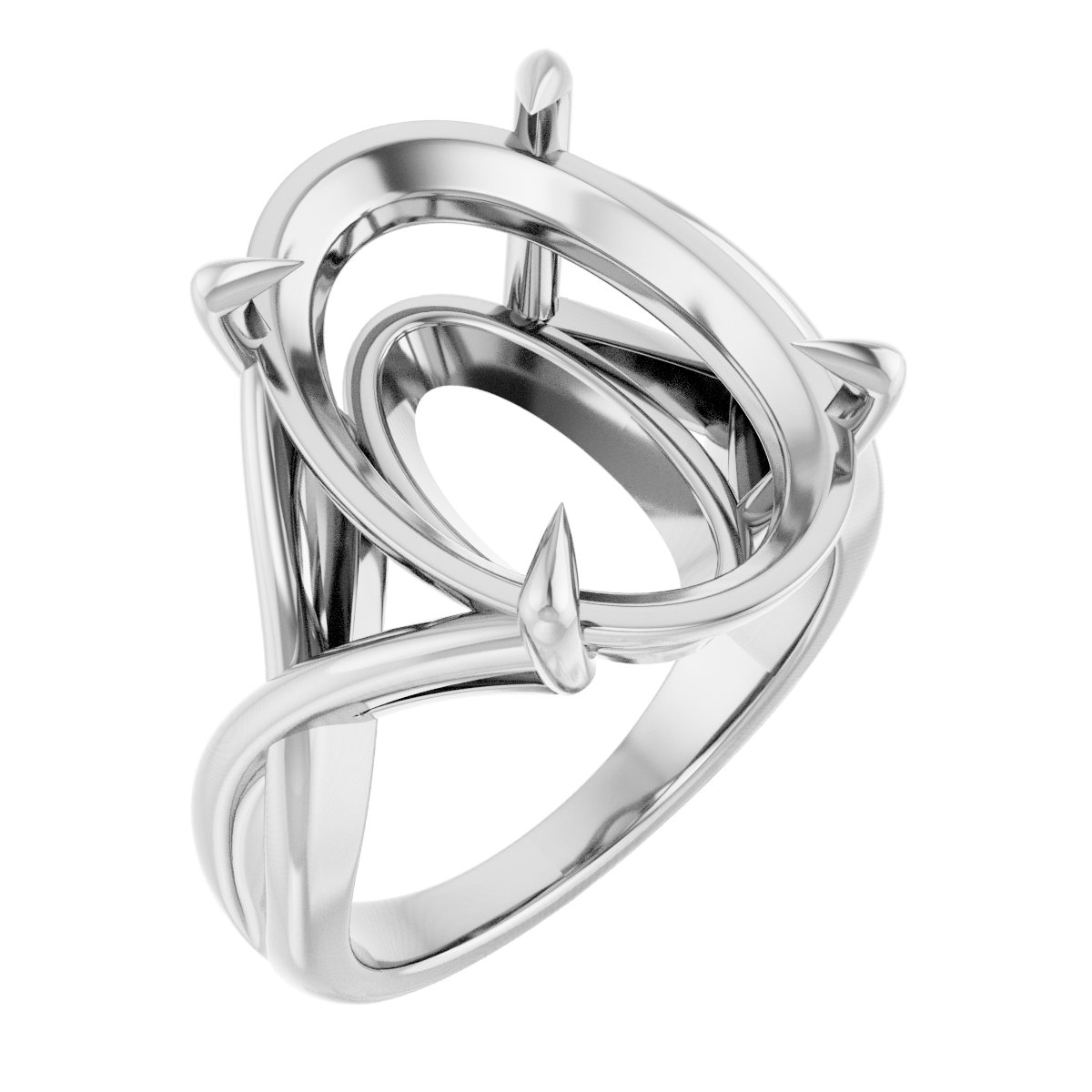 Claw-Prong Solitaire Engagement Ring
