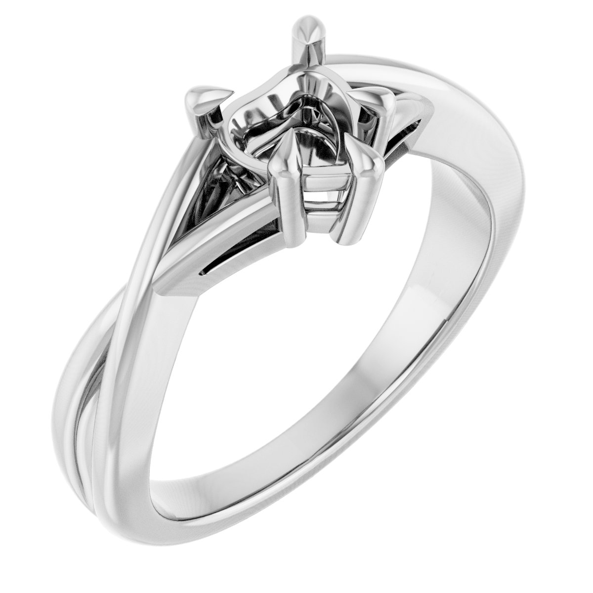 Claw-Prong Solitaire Engagement Ring