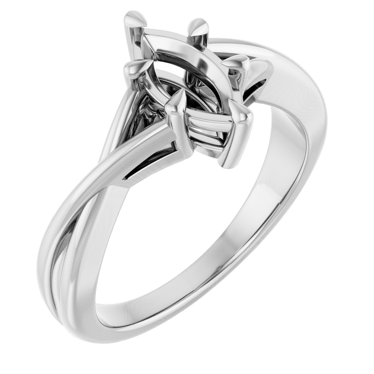 Claw-Prong Solitaire Engagement Ring
