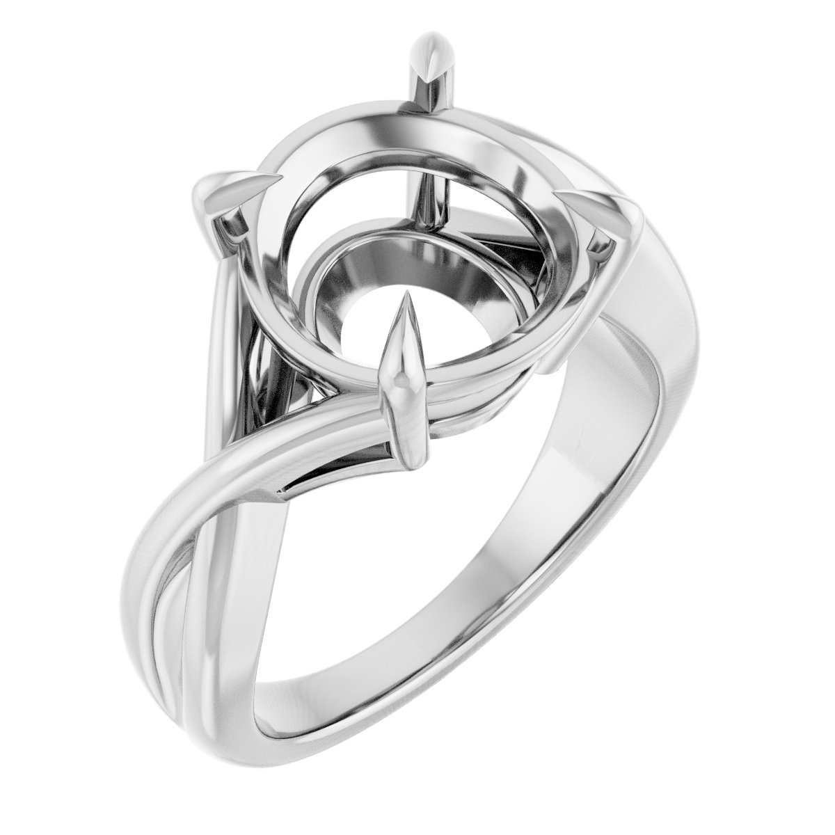 Claw-Prong Solitaire Engagement Ring