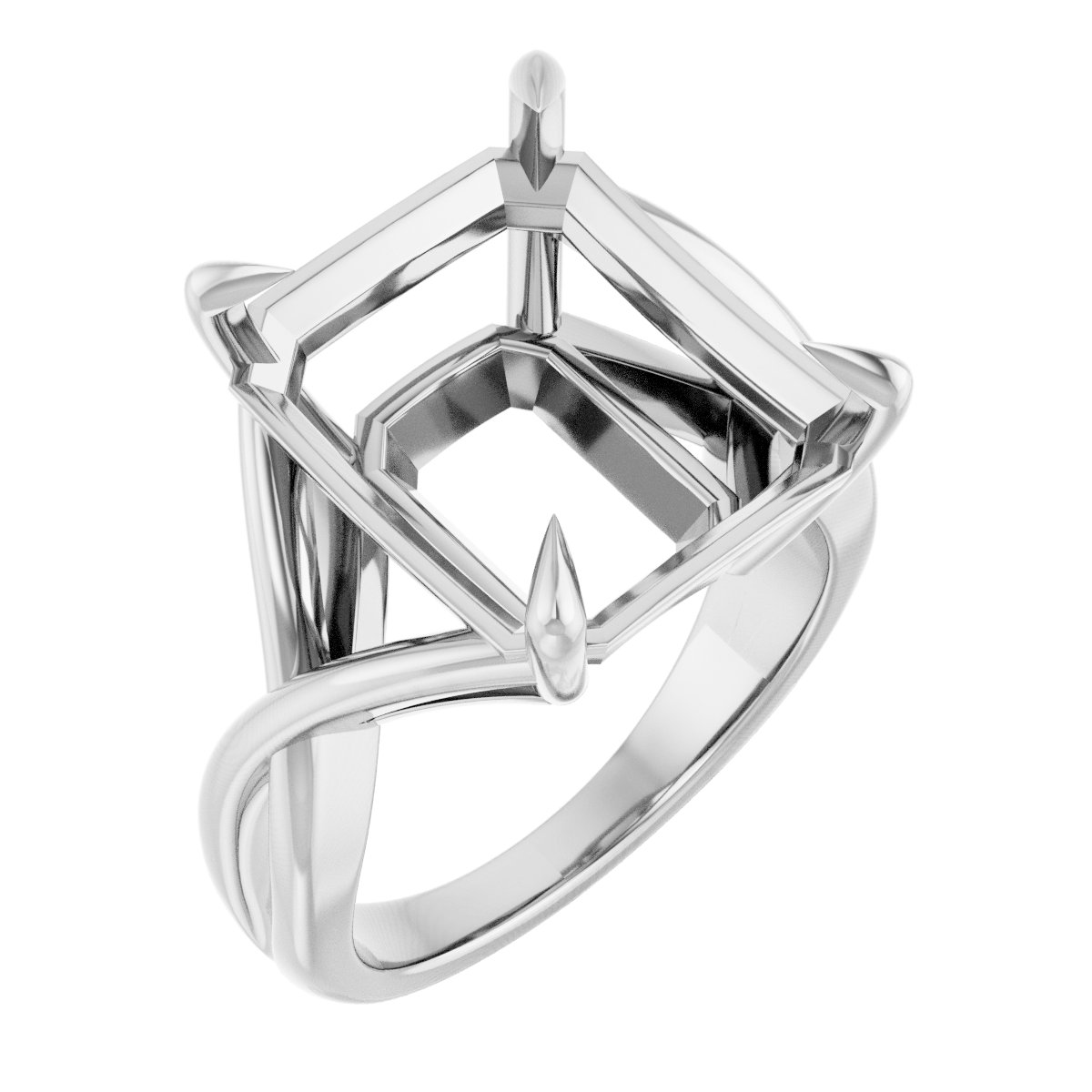 Claw-Prong Solitaire Engagement Ring