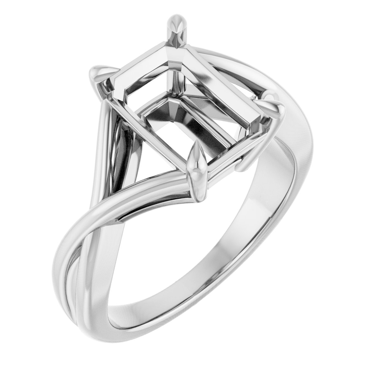 Claw-Prong Solitaire Engagement Ring