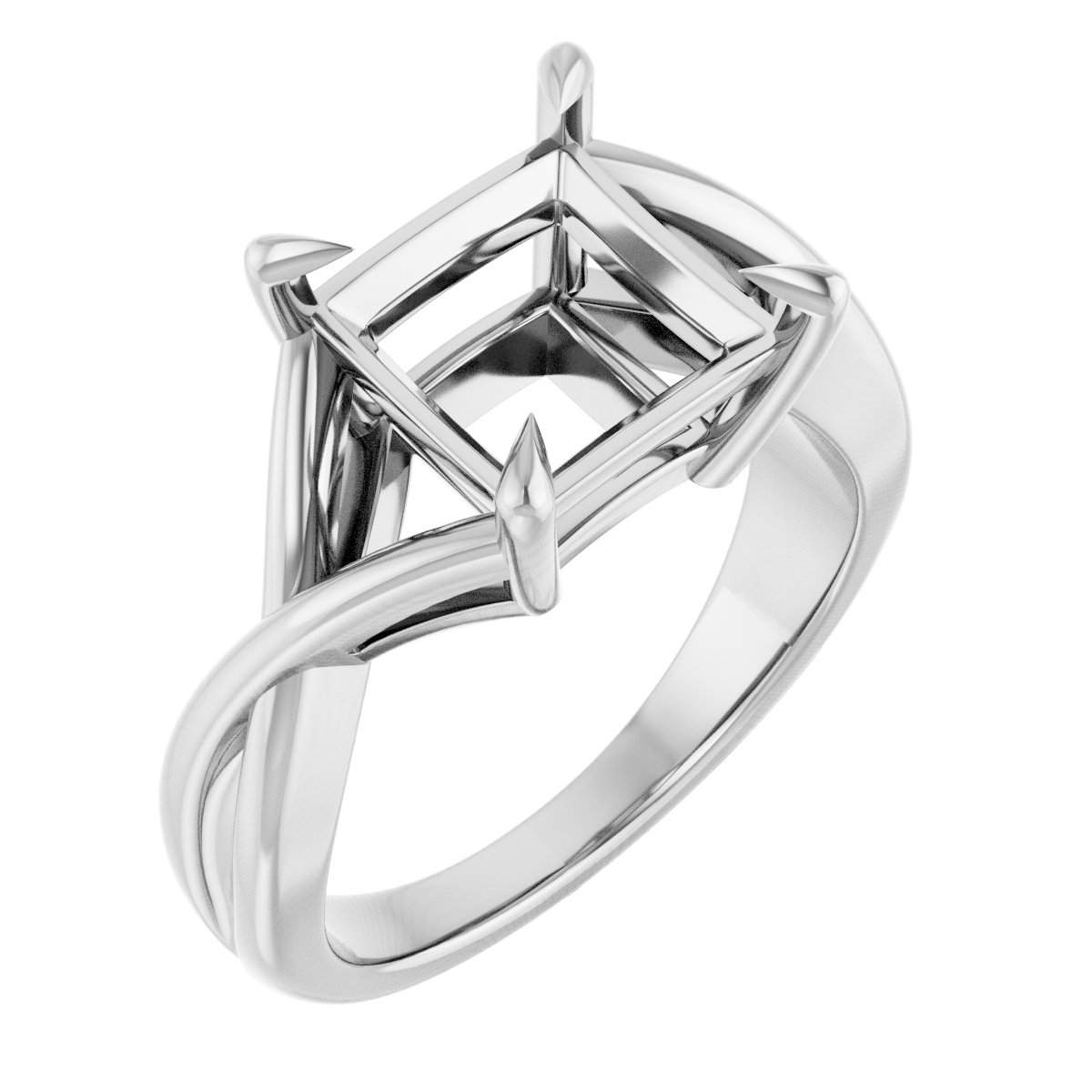 Claw-Prong Solitaire Engagement Ring