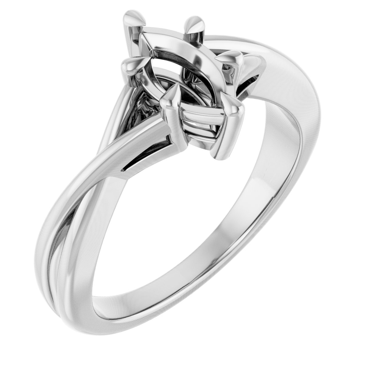 Claw-Prong Solitaire Engagement Ring