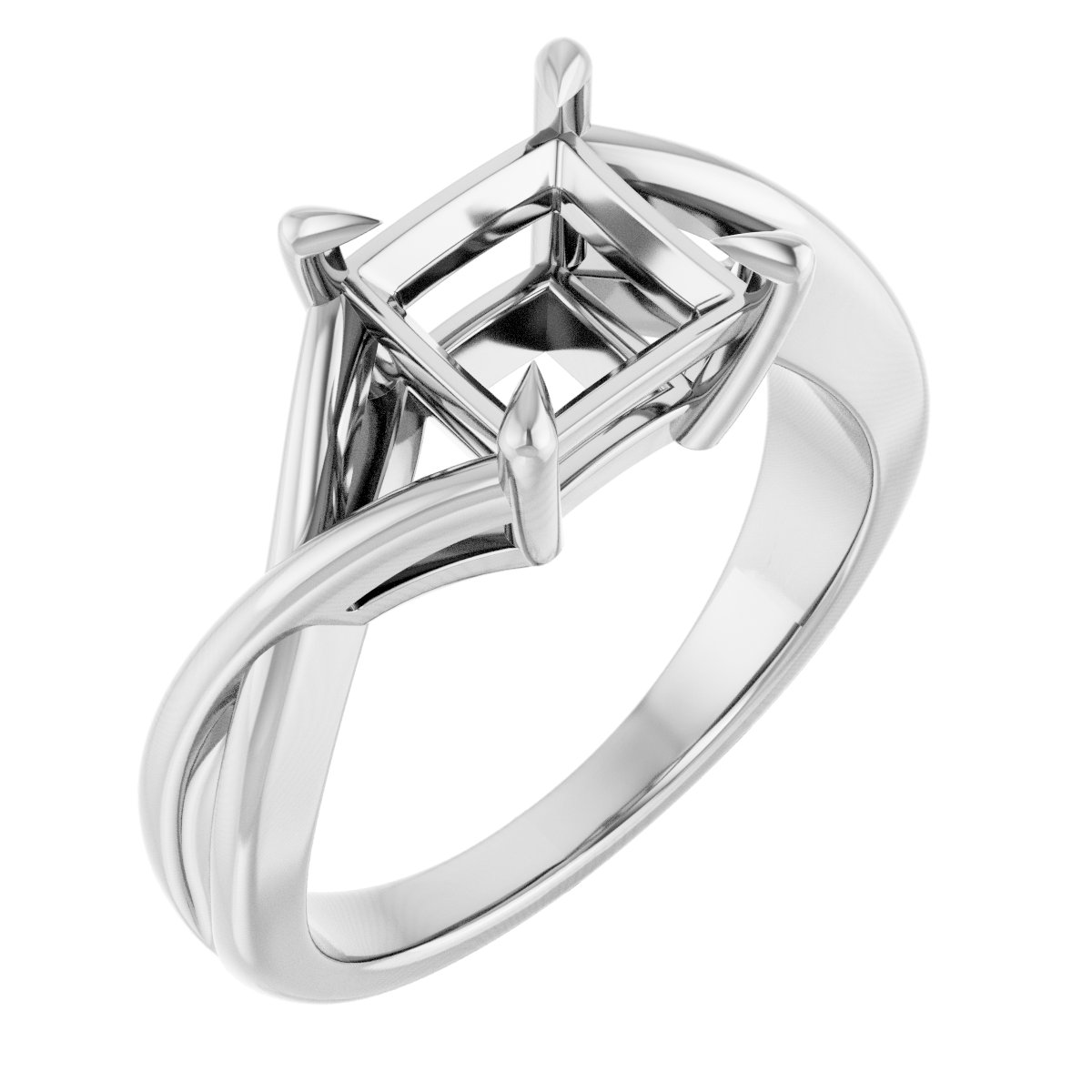 Claw-Prong Solitaire Engagement Ring