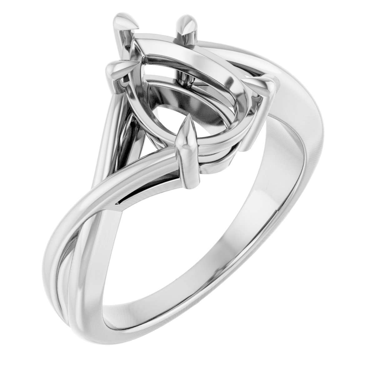 Claw-Prong Solitaire Engagement Ring