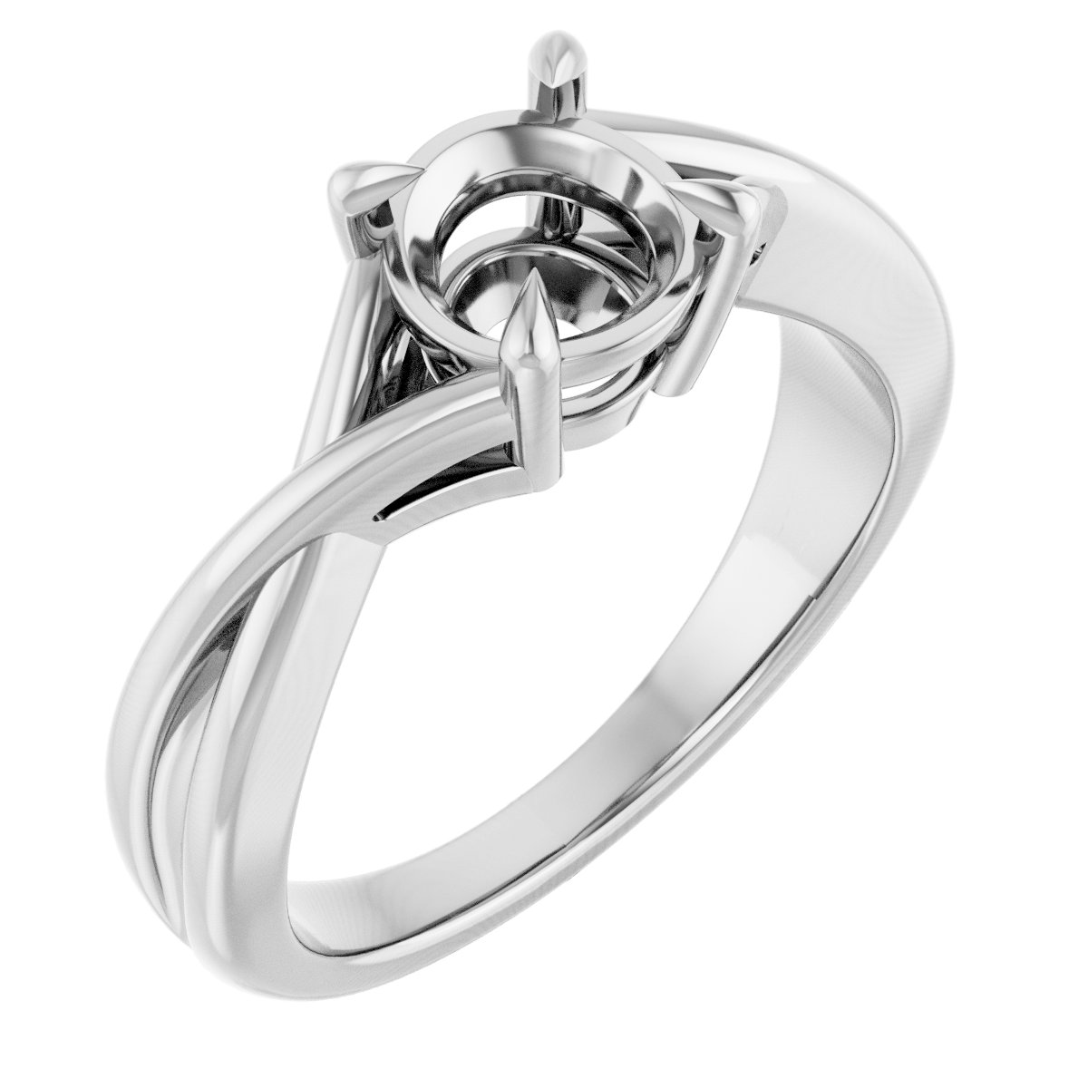 Claw-Prong Solitaire Engagement Ring