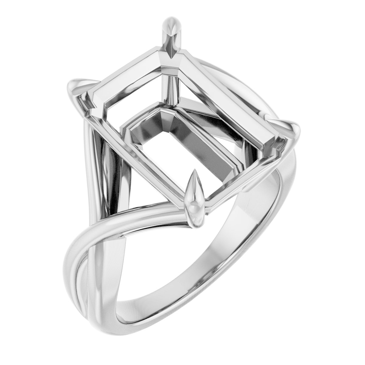 Claw-Prong Solitaire Engagement Ring