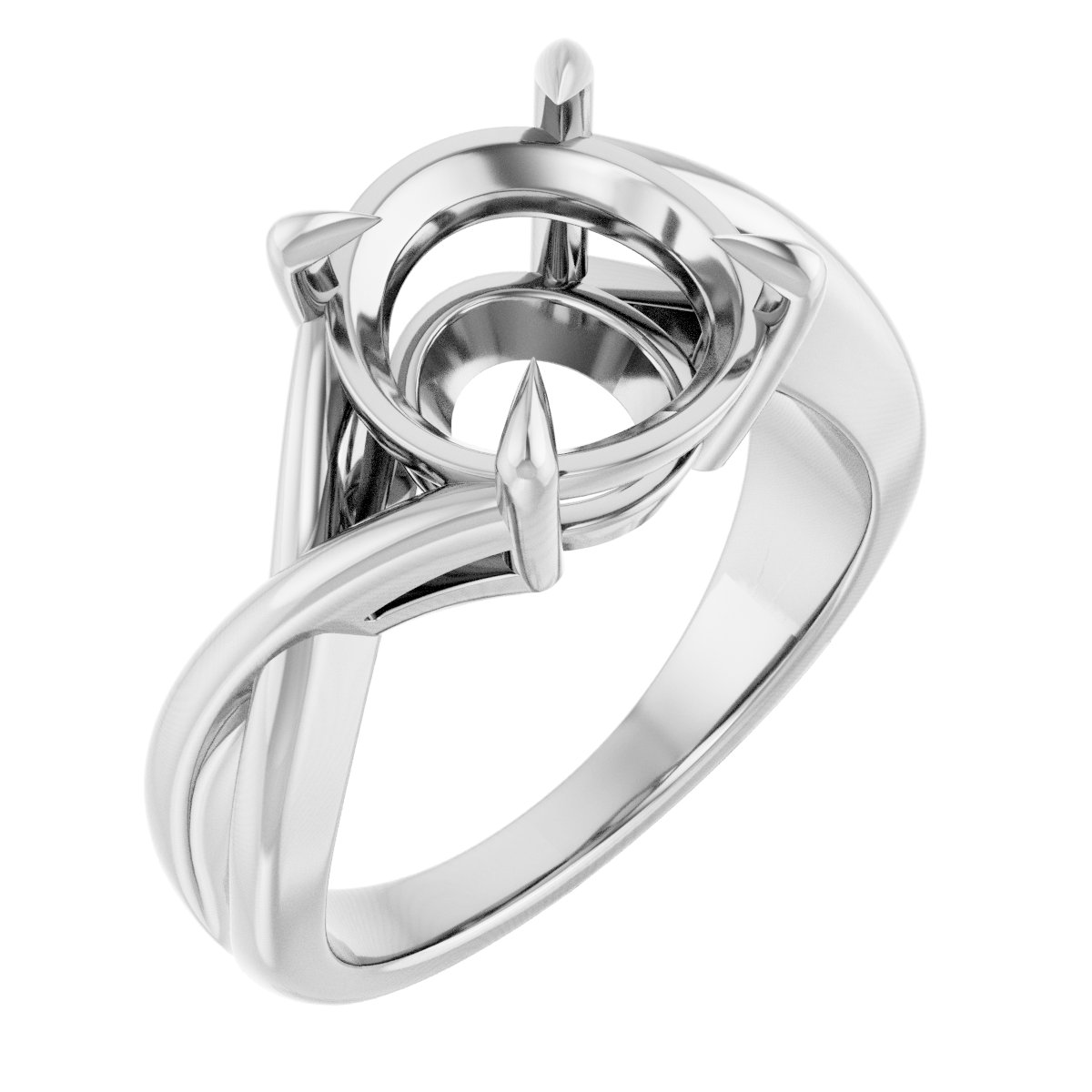 Claw-Prong Solitaire Engagement Ring