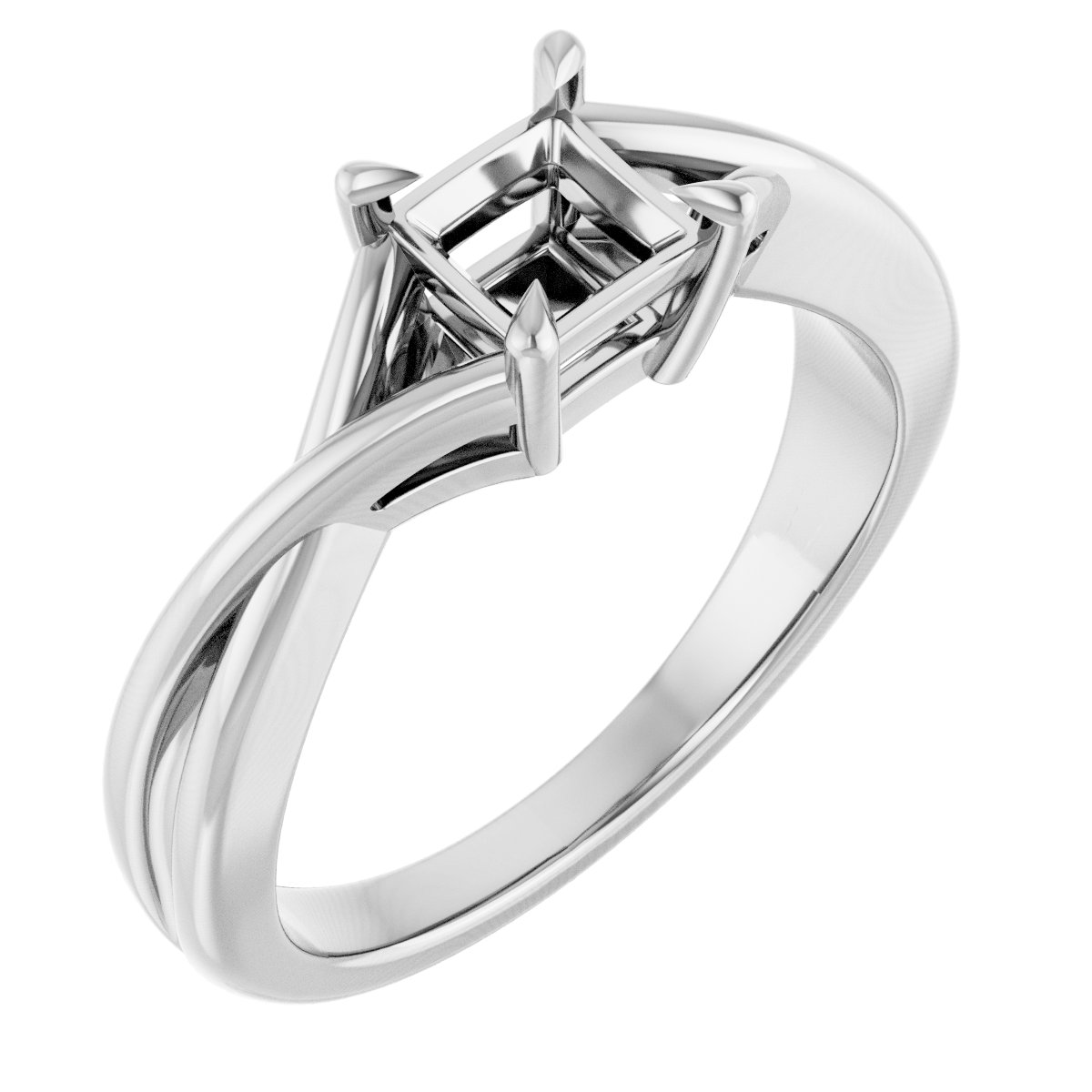 Claw-Prong Solitaire Engagement Ring
