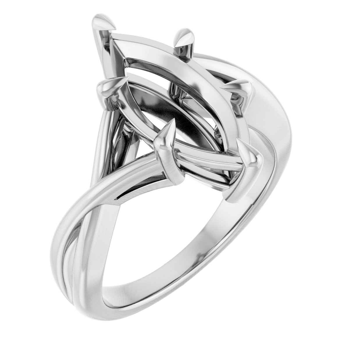 Claw-Prong Solitaire Engagement Ring