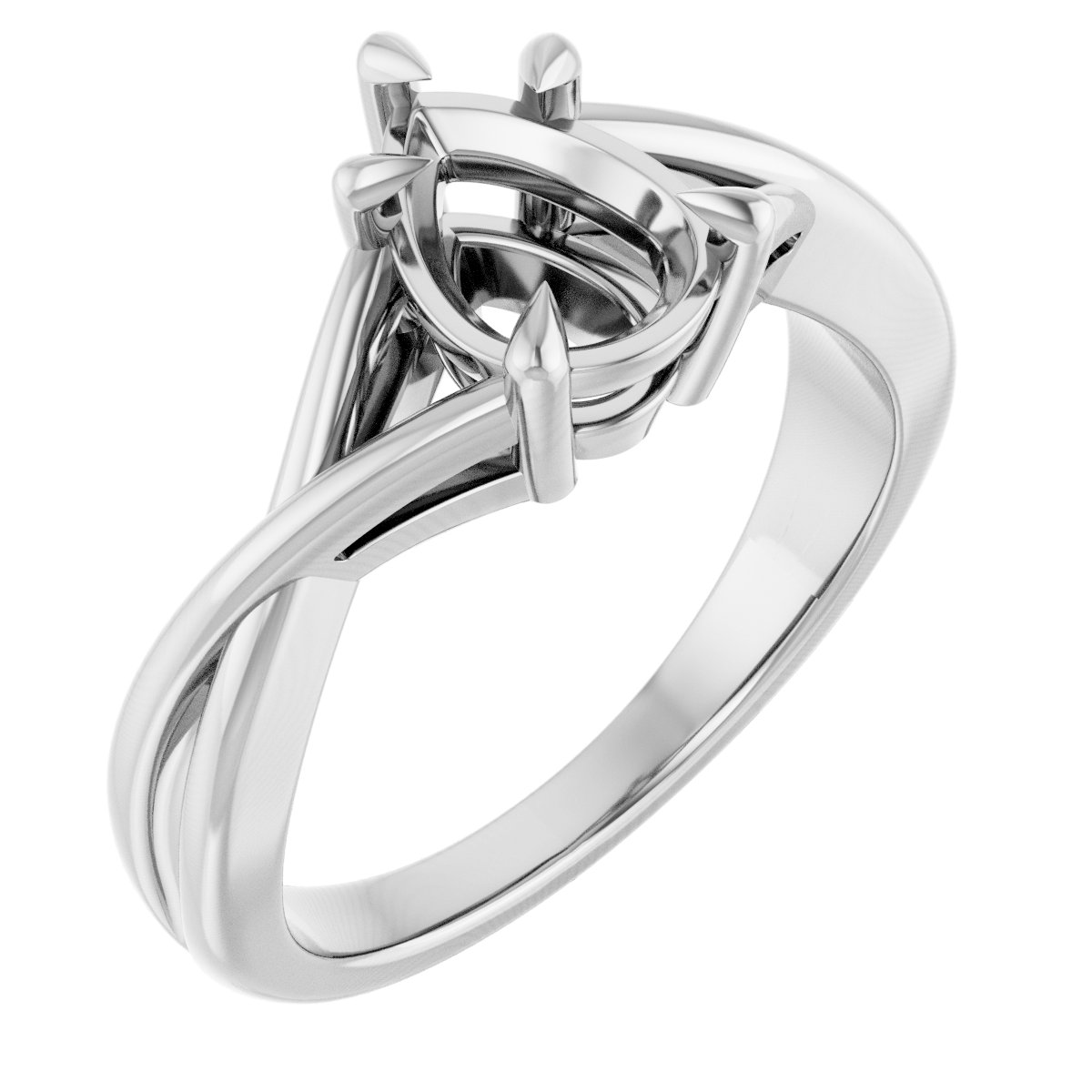 Claw-Prong Solitaire Engagement Ring