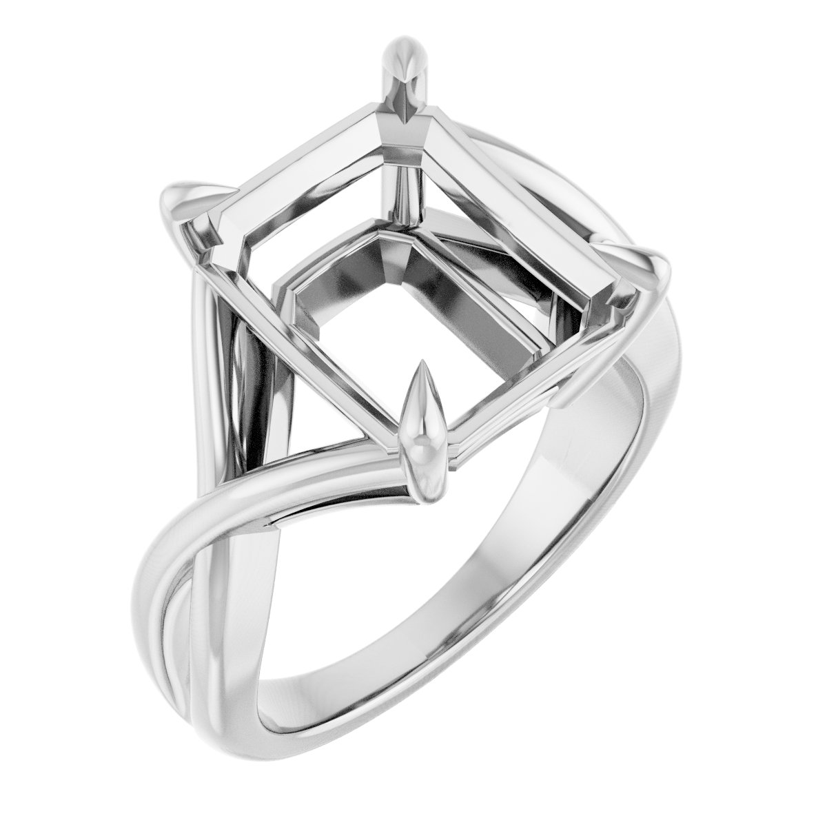 Claw-Prong Solitaire Engagement Ring