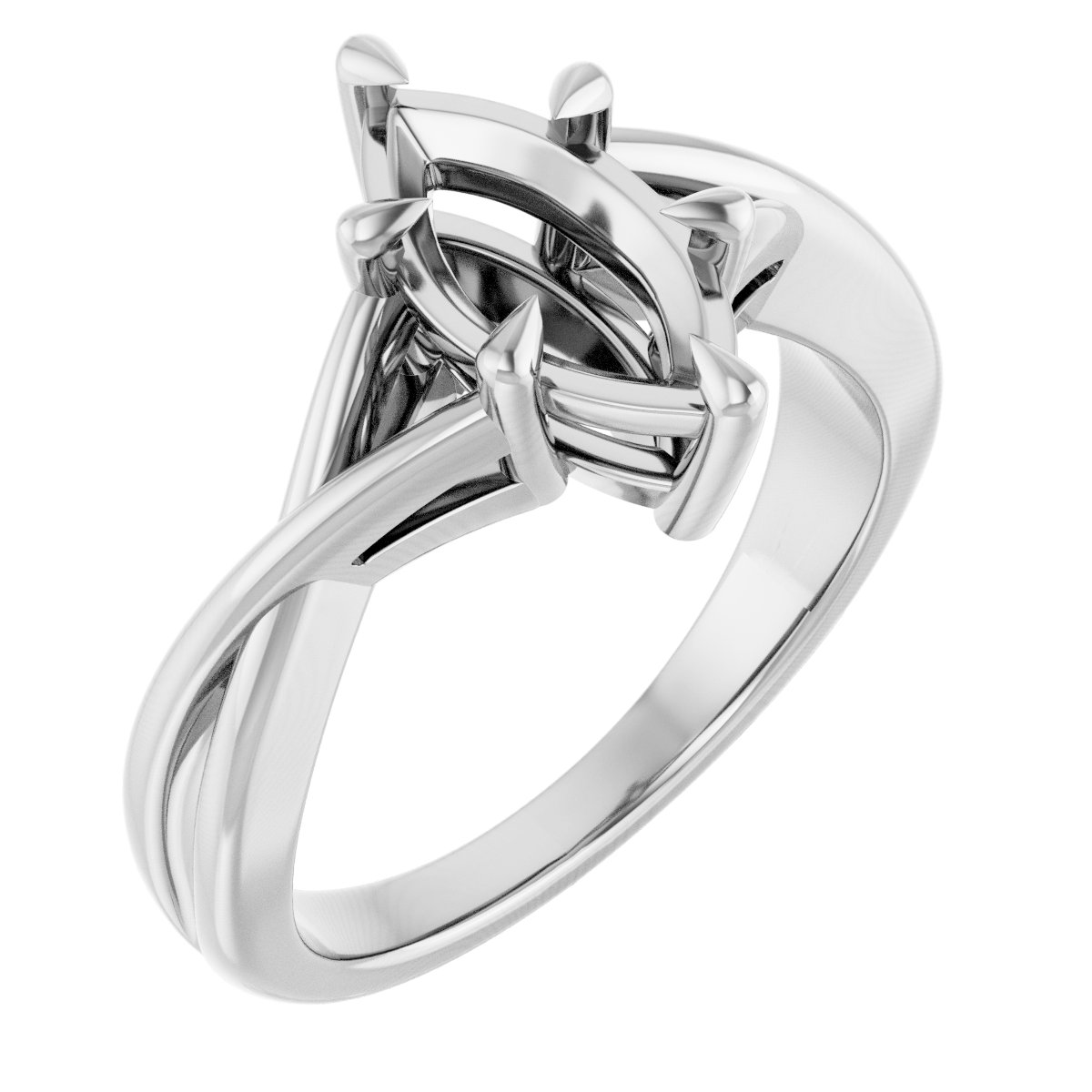 Claw-Prong Solitaire Engagement Ring