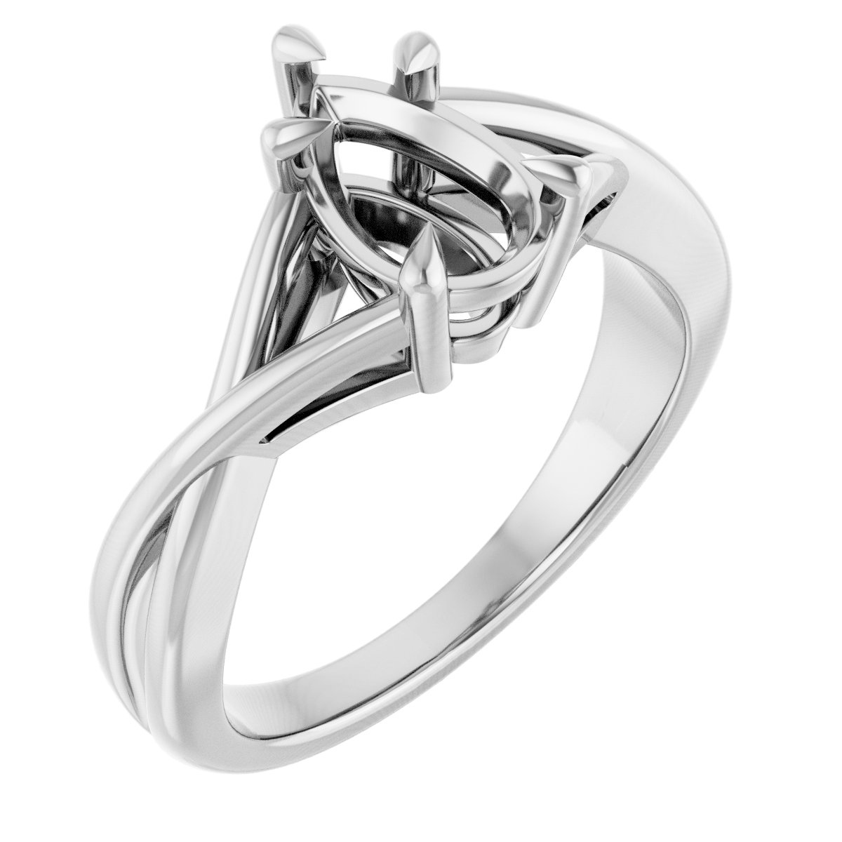 Claw-Prong Solitaire Engagement Ring