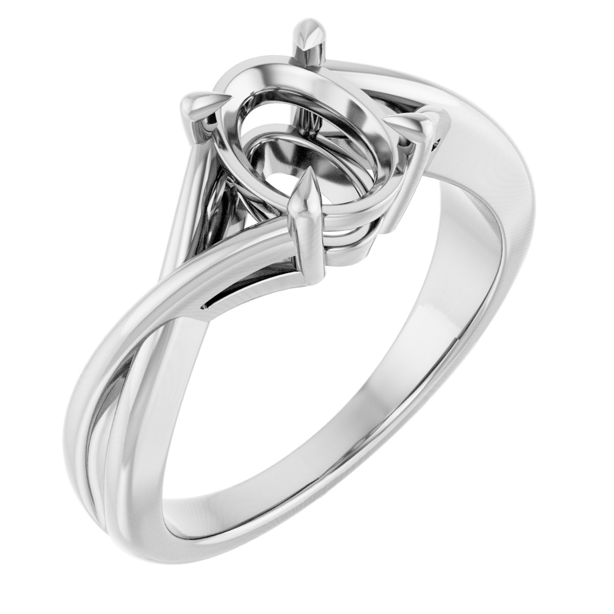 Claw-Prong Solitaire Engagement Ring