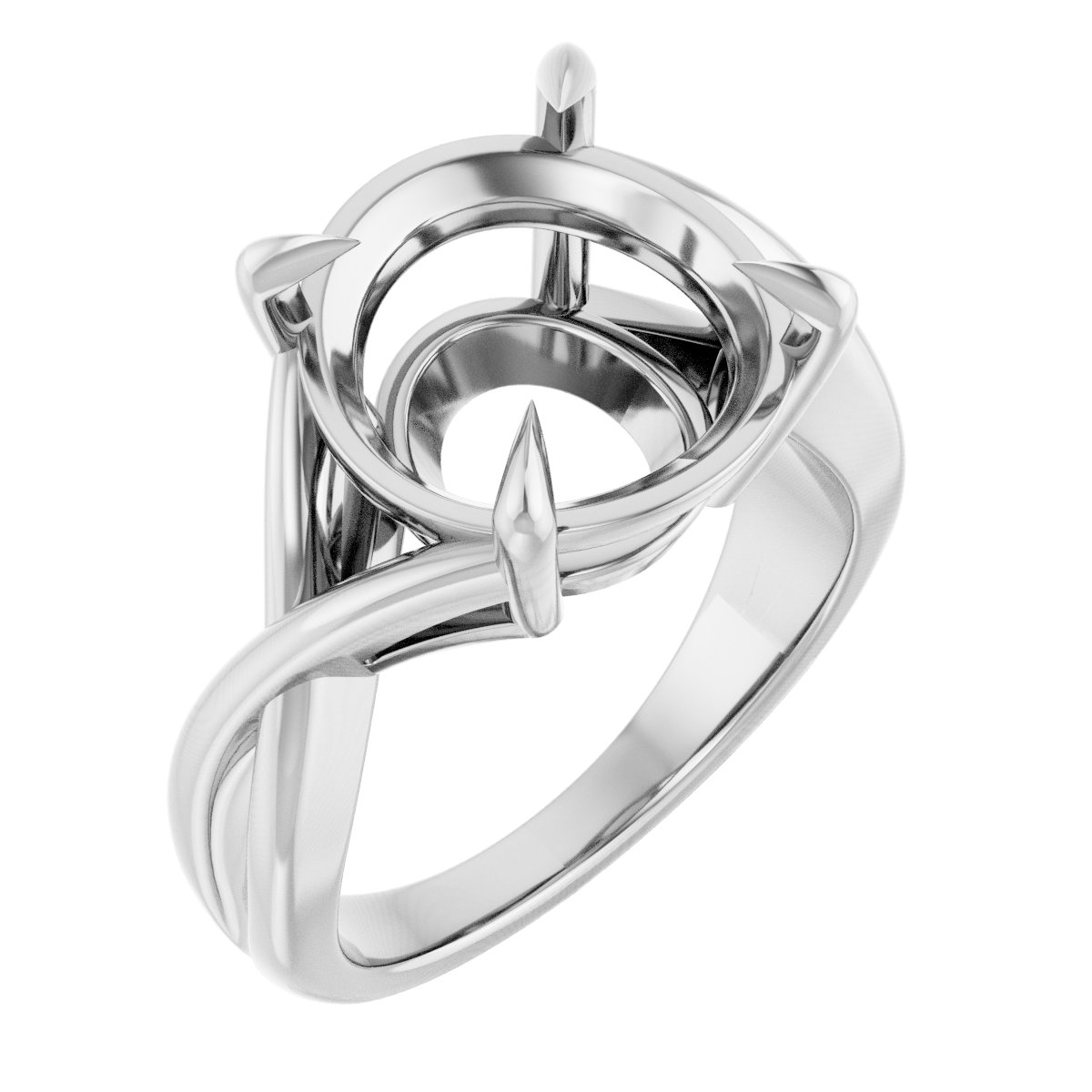 Claw-Prong Solitaire Engagement Ring