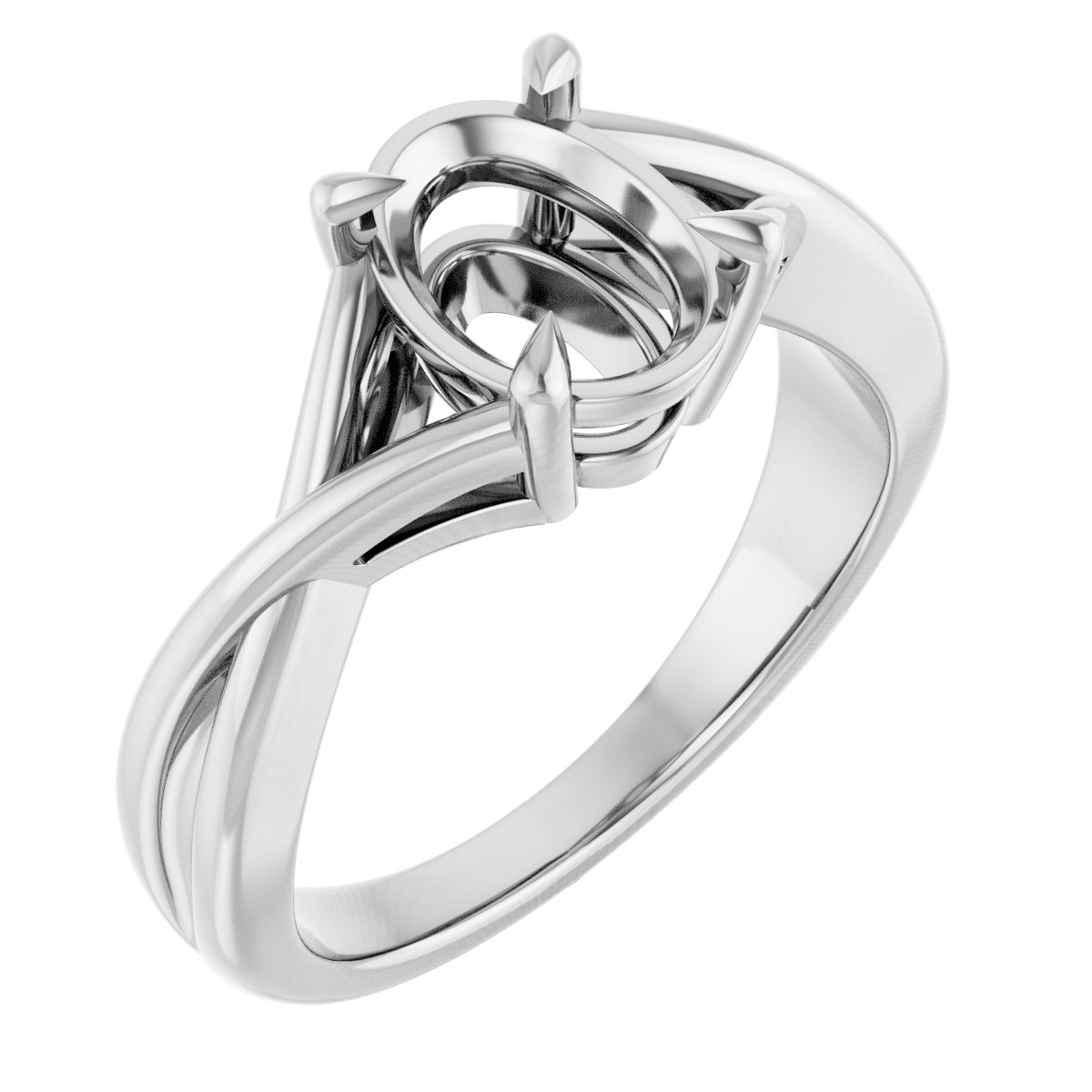 Claw-Prong Solitaire Engagement Ring