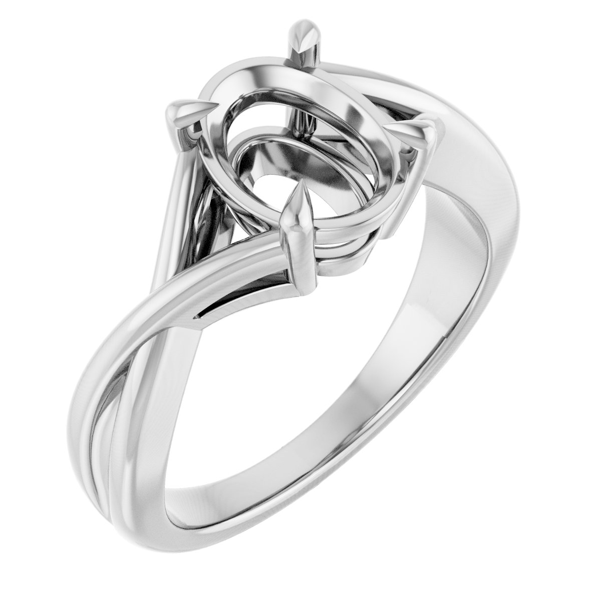 Claw-Prong Solitaire Engagement Ring