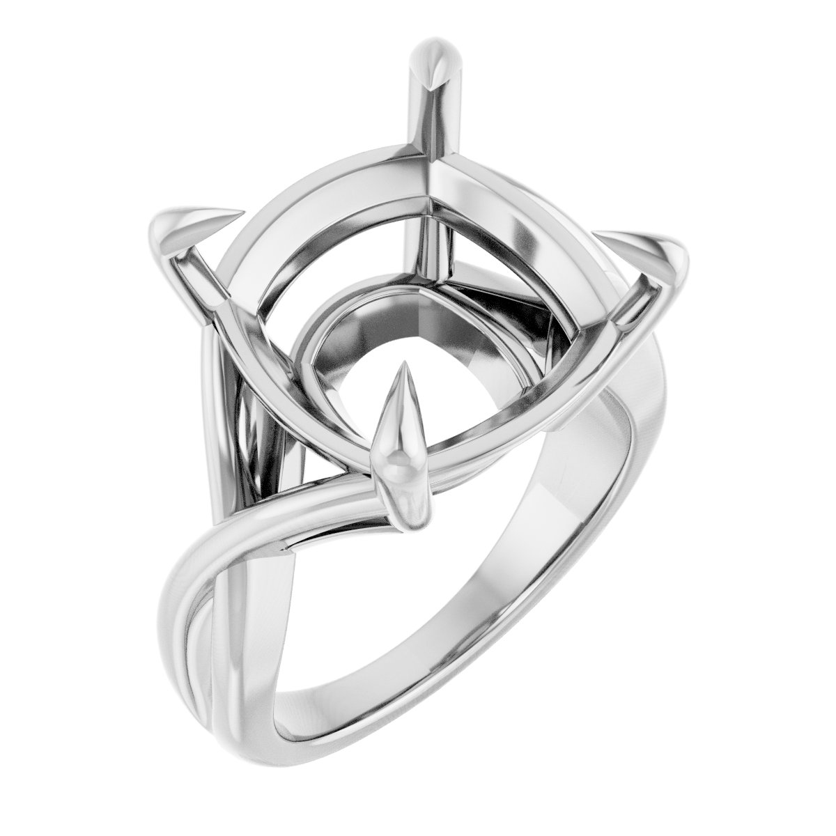Claw-Prong Solitaire Engagement Ring