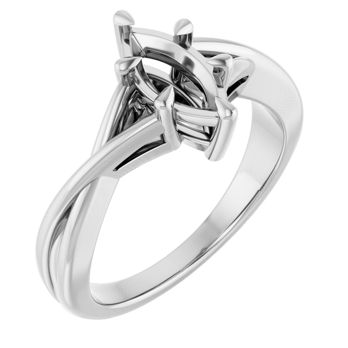 Claw-Prong Solitaire Engagement Ring